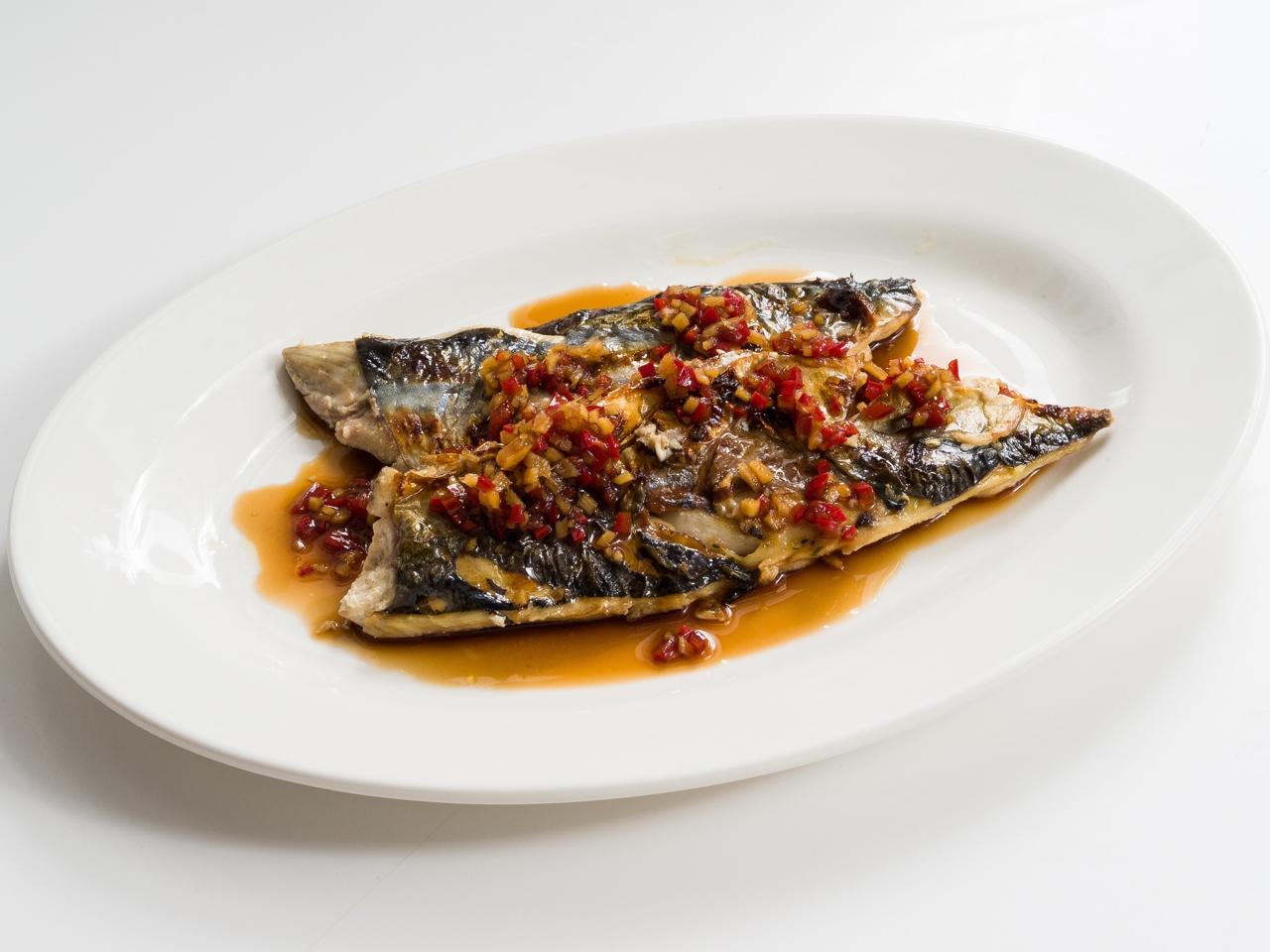 Grilled Mackerel with Soy Sauce