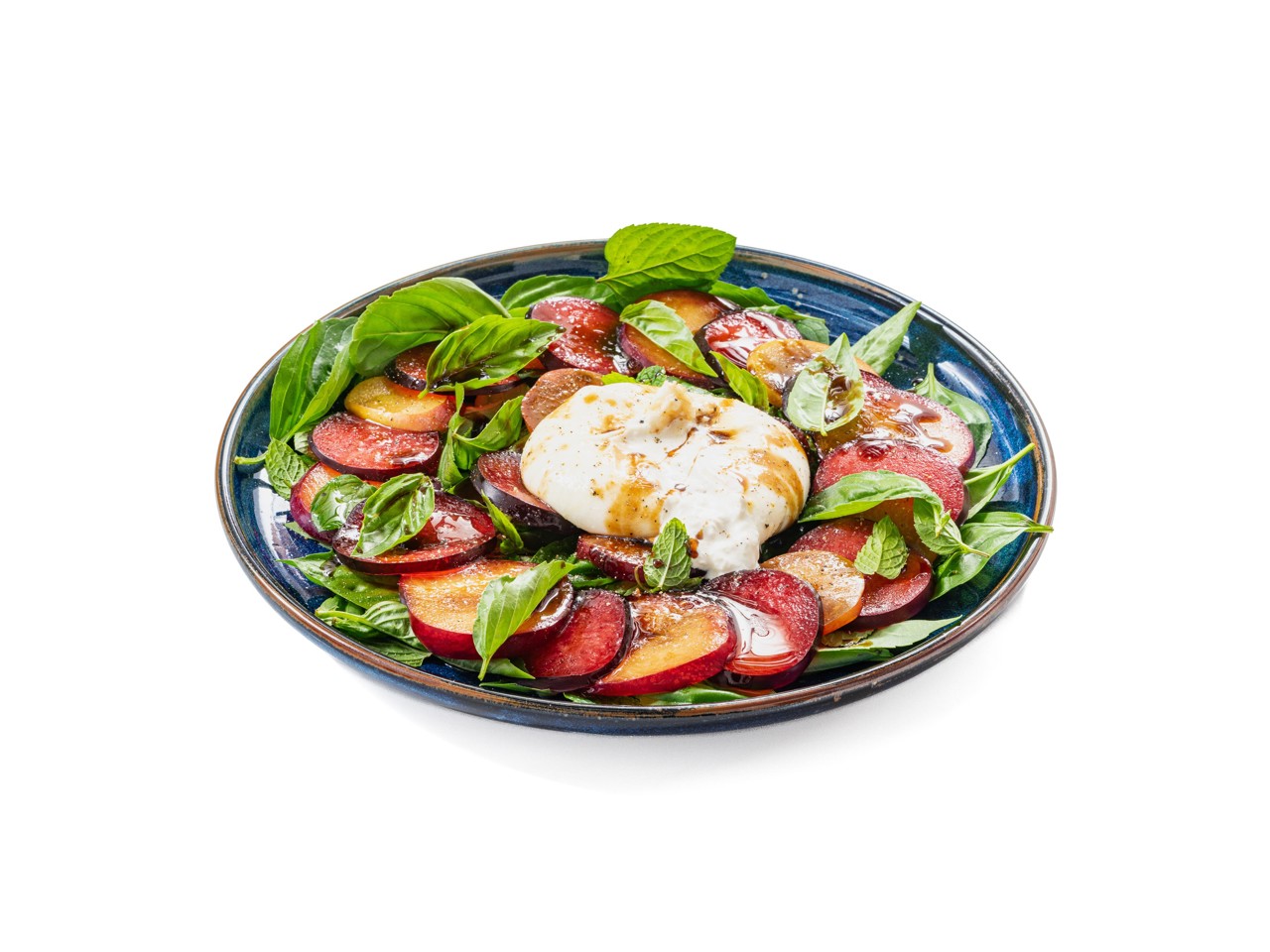 Caprese with Plums