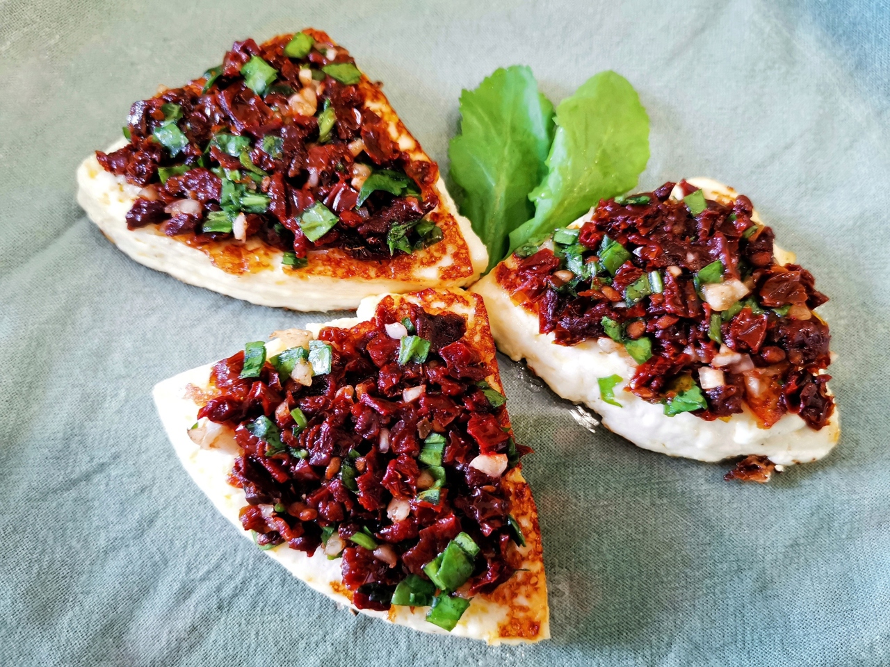 Fried Adyghe Cheese Appetizer