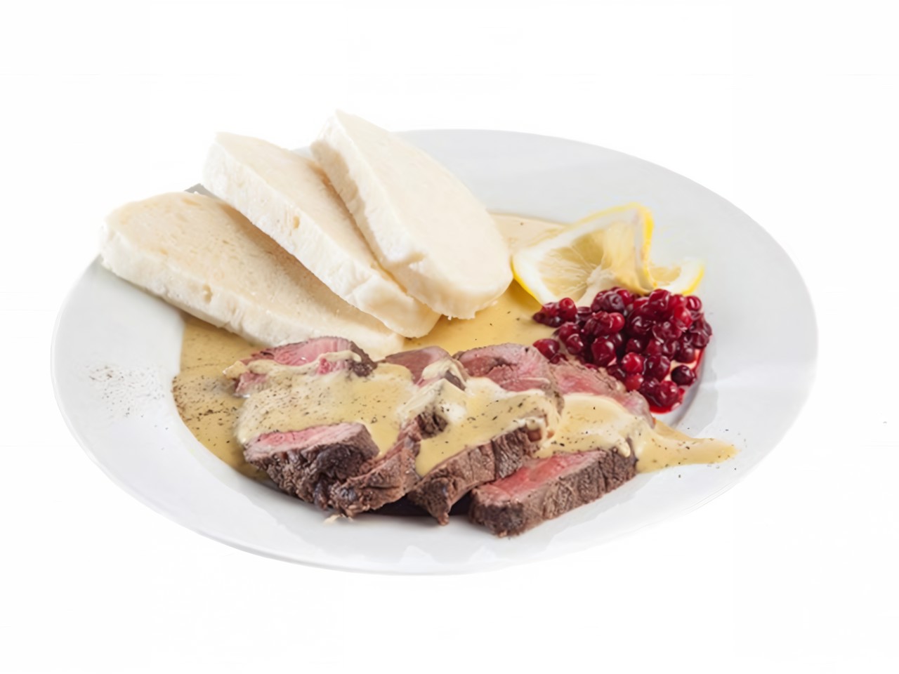 Tenderloin with Cream and Dumplings