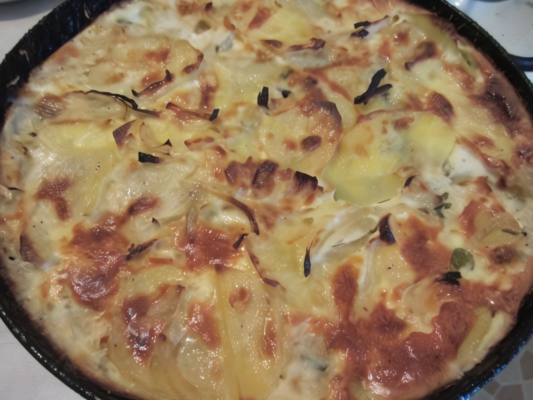 Baked Potatoes with Herring – Russian recipe