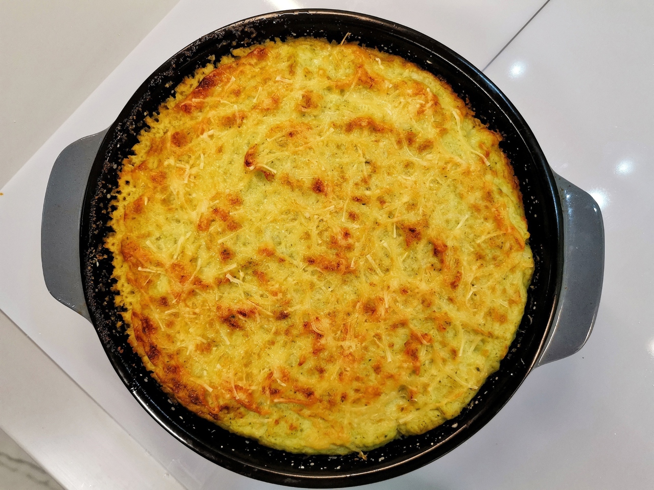 Shepherd's Keto Pie with Spinach