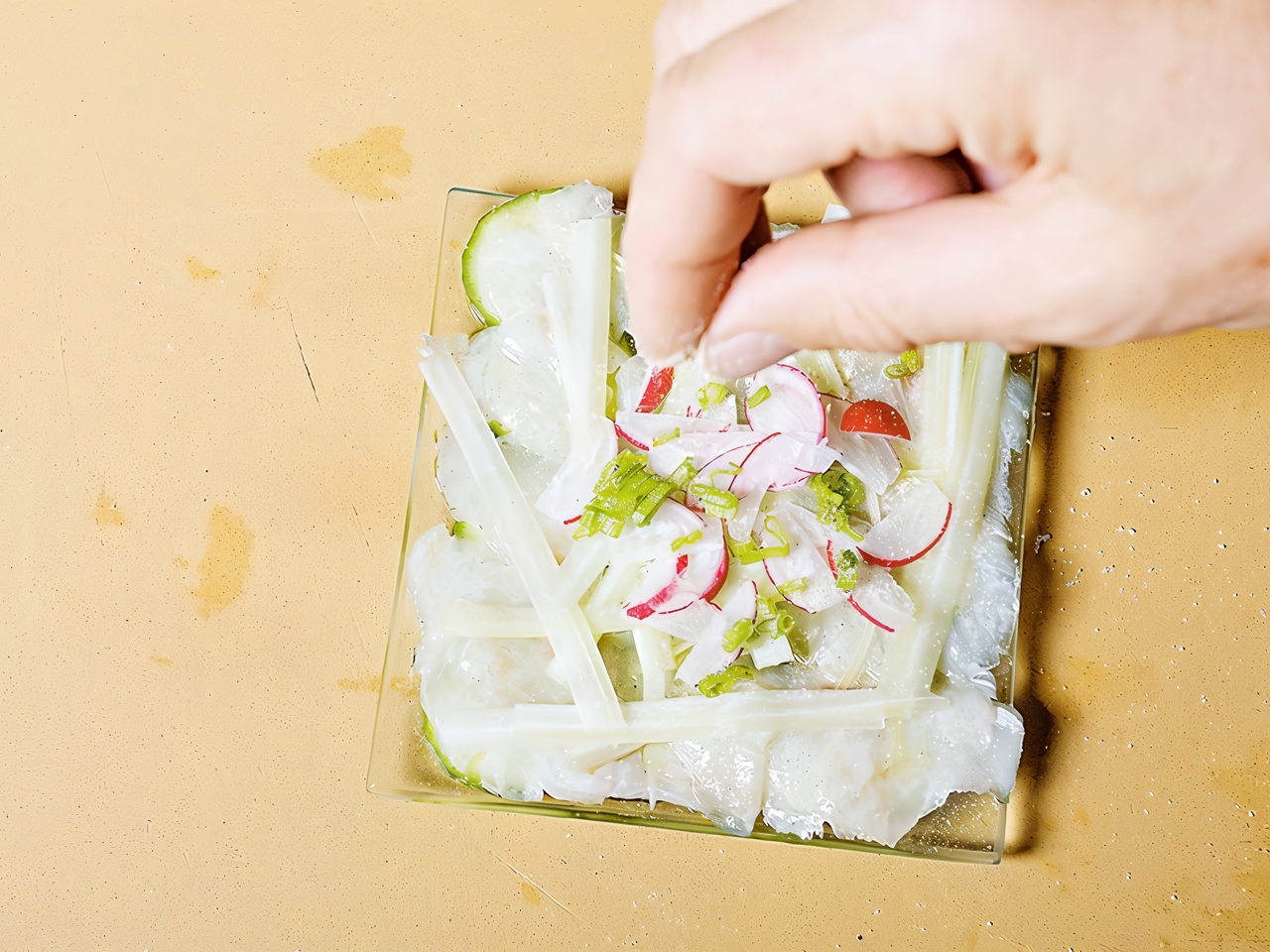Tiradito with Sea Bass