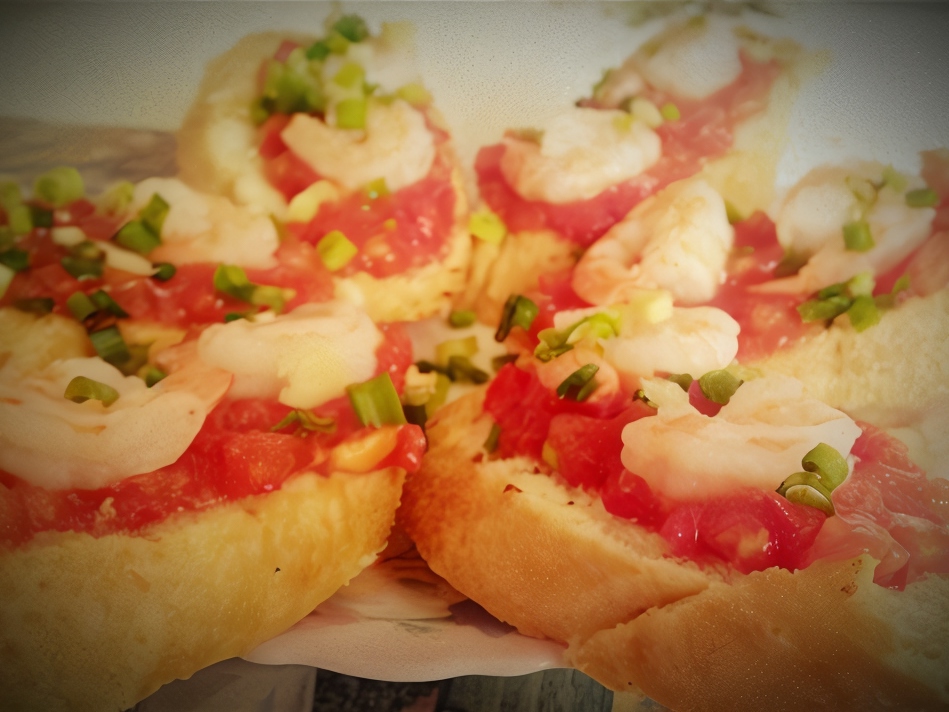 Bruschetta with Shrimp and Avocado – Italian recipe