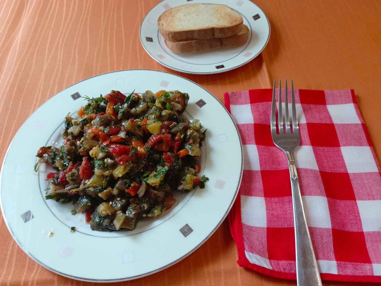 Vegetable Skewers in the Oven