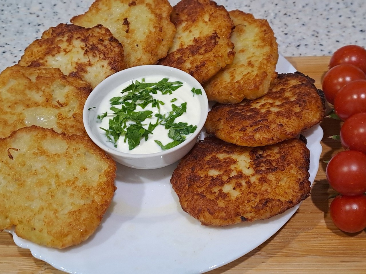 Potato Pancakes with Chicken Mince