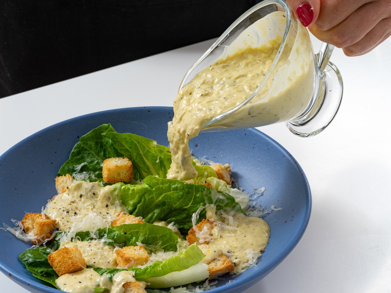 Authentic Caesar Salad Dressing