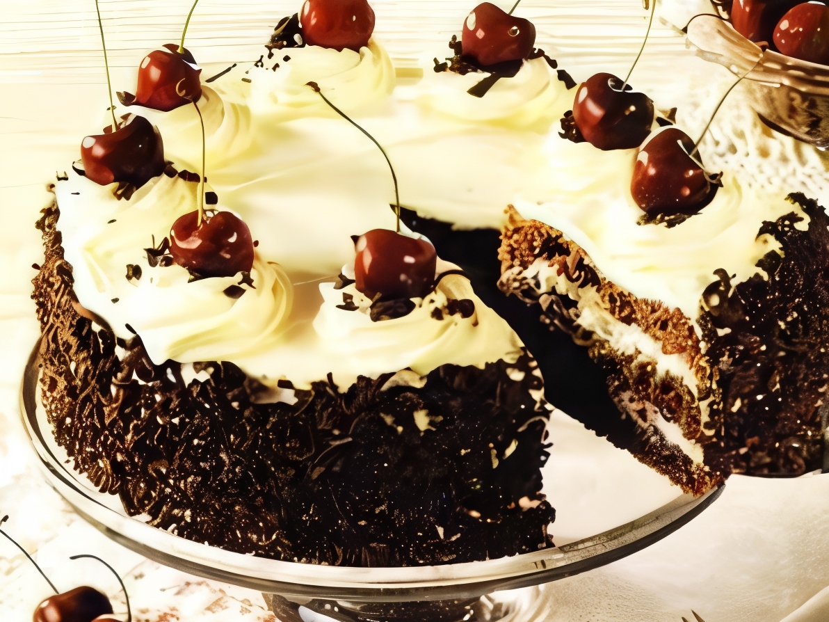 Black Forest Cake with Cherries – Austrian recipe