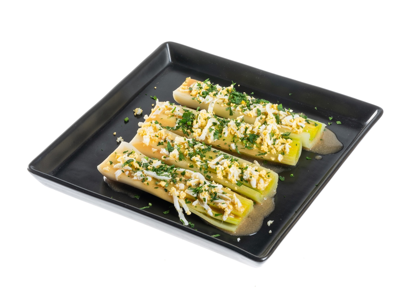 Marinated Leeks with Herbs