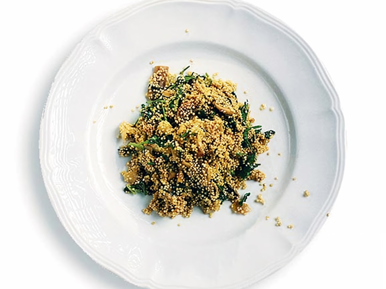Quinoa Pilaf with Mushrooms