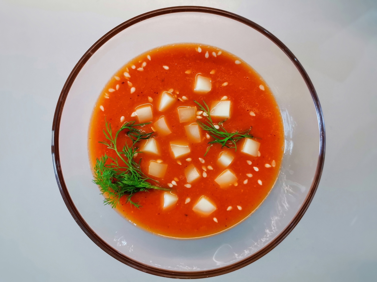 Tomato Soup with Chicken Broth