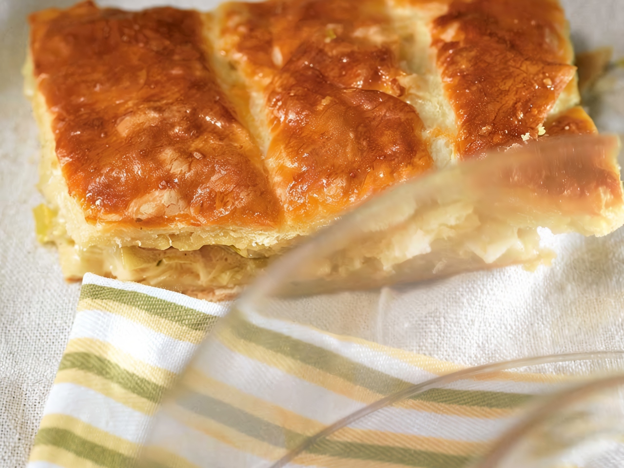 Leek and Gruyère Cheese Pie