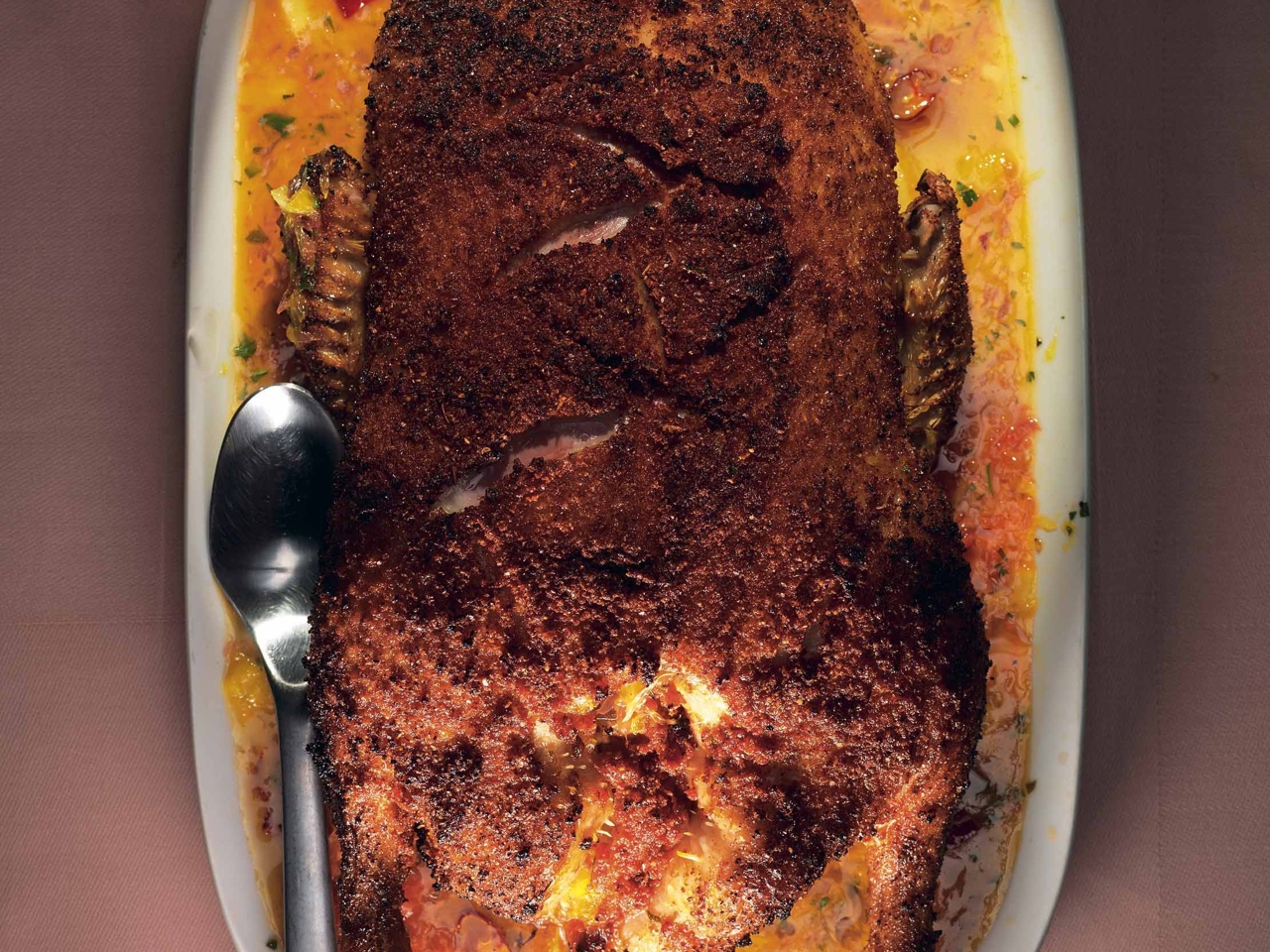 Duck in Paprika Crust with Ginger-Citrus Sauce