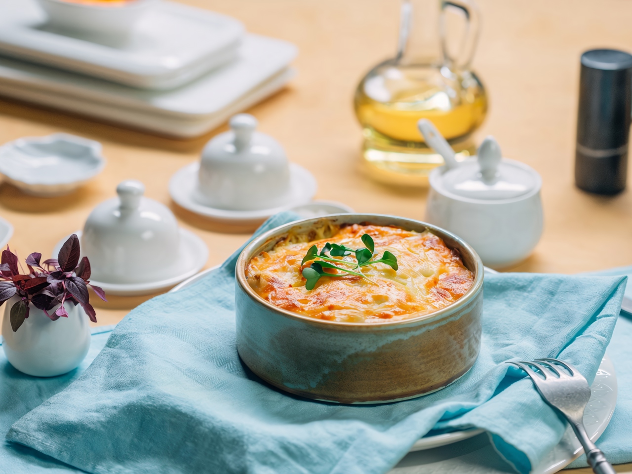 Baked Dish with Small-Eyed Macrurus