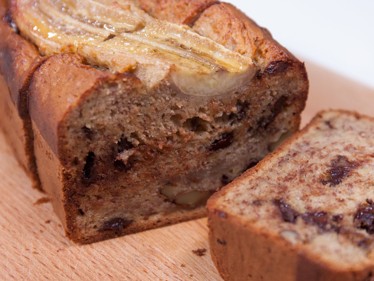 Banana Bread with Chocolate