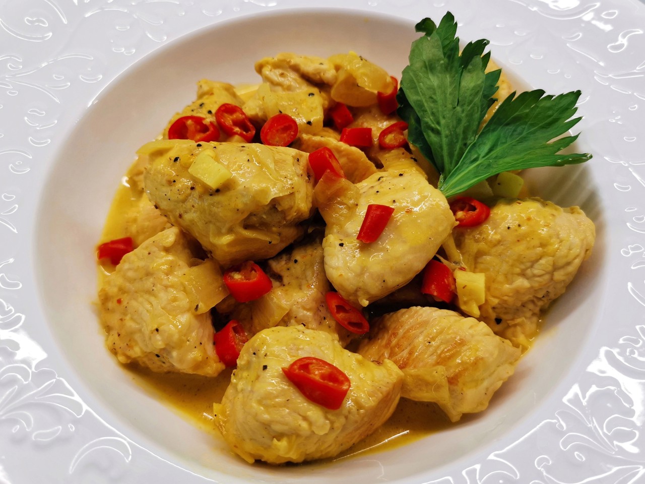 Turkey Breast in Coconut Milk