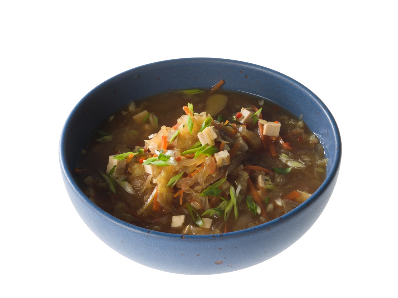 Miso Soup with Tofu and Napa Cabbage