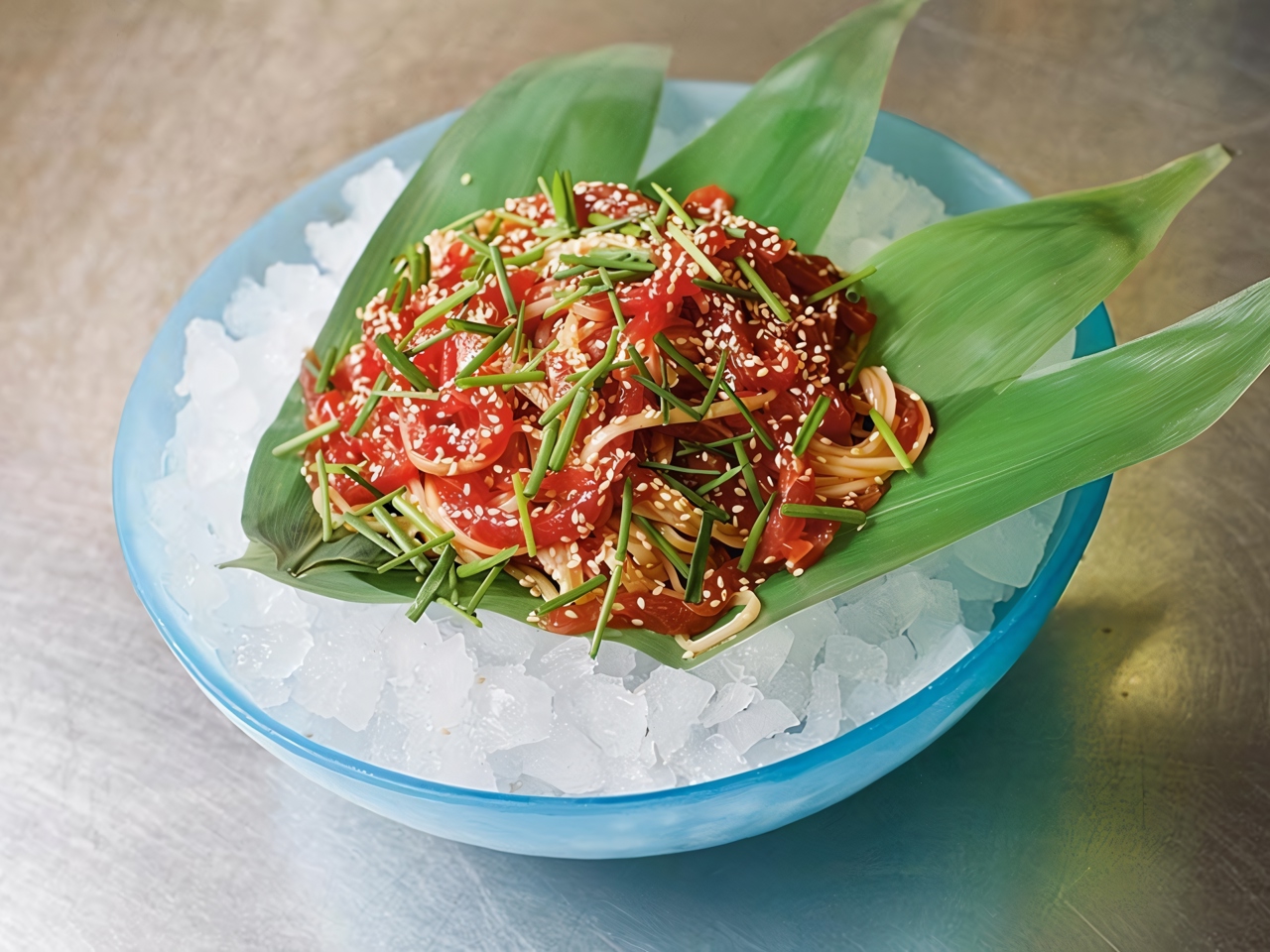 Cold Noodles with Tuna