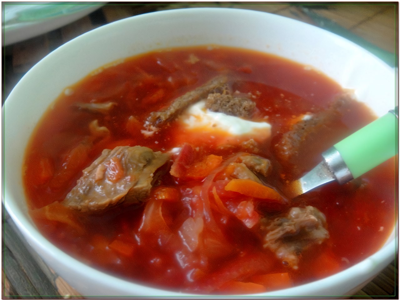 Borscht with Sauerkraut – Russian recipe