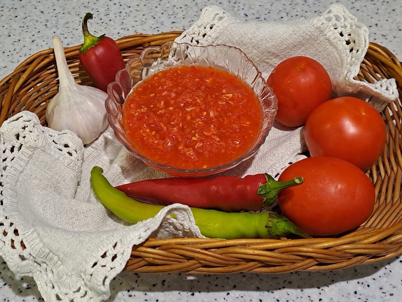 No-Cook Adjika with Garlic and Horseradish