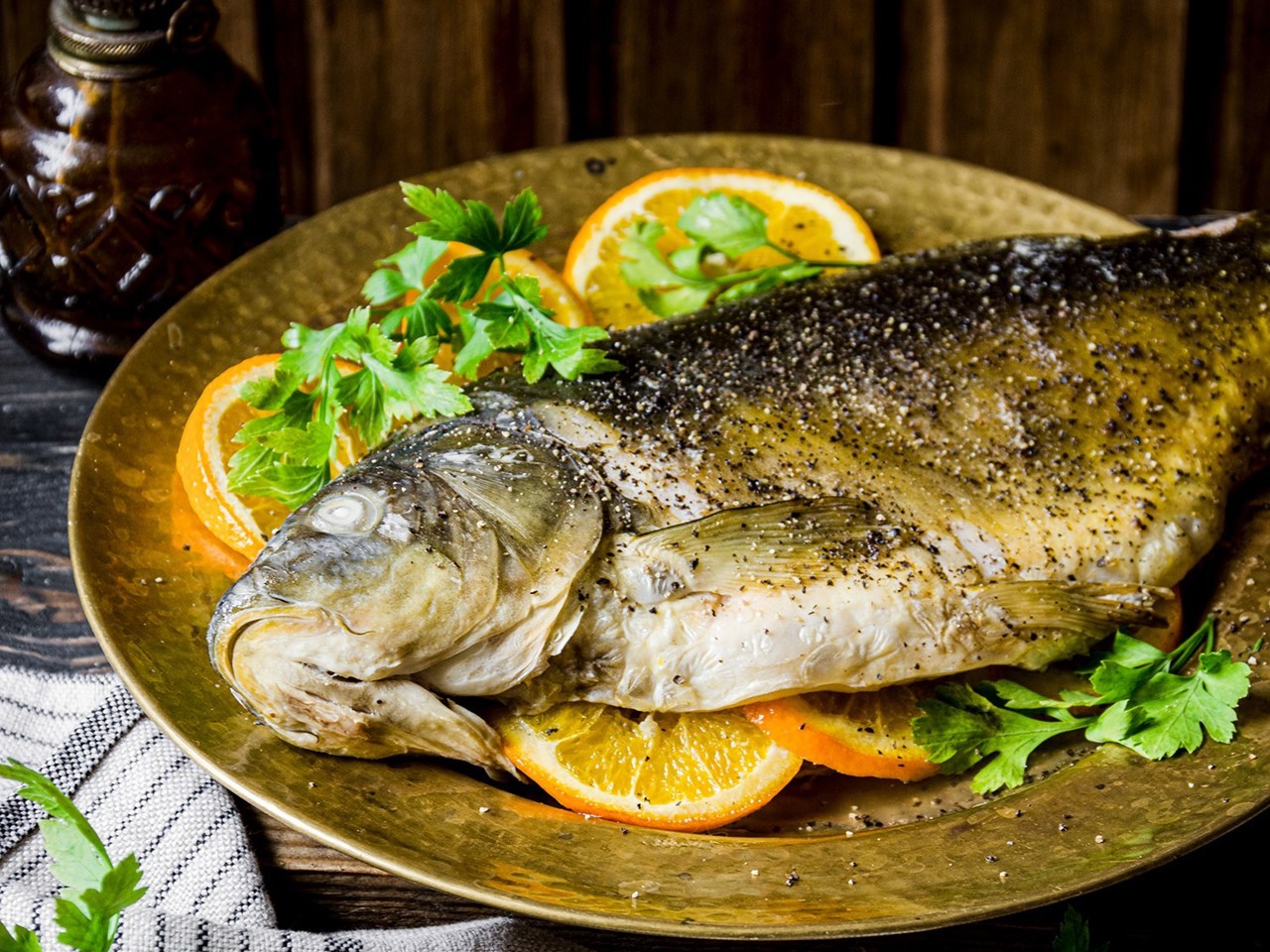 Baked Carp – Author's recipe