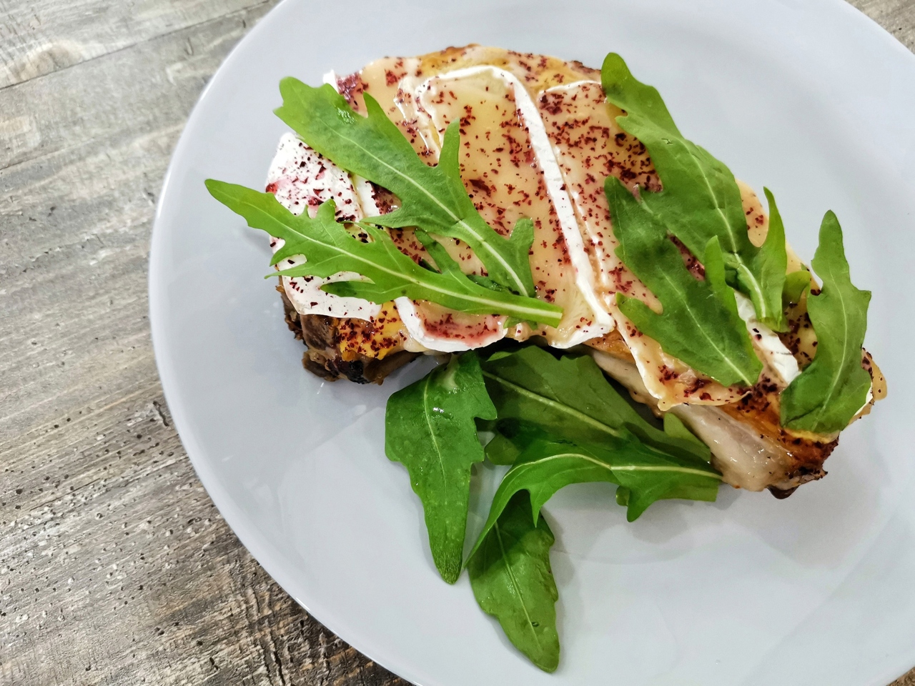 Pork Loin with Brie Cheese