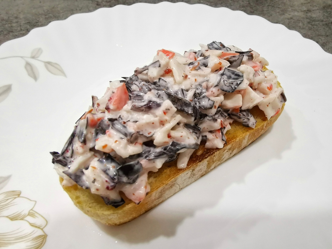 Crab Meat Bruschetta