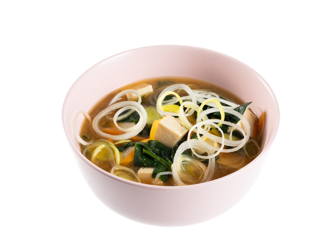 Soup with Spinach and Tofu