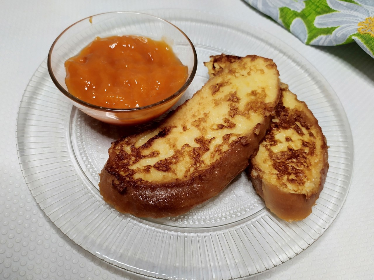 Egg Toast in a Skillet