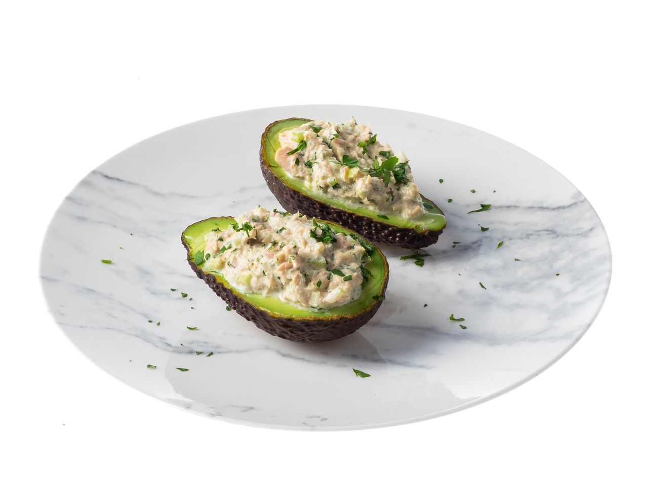 Stuffed Avocados with Tuna Salad