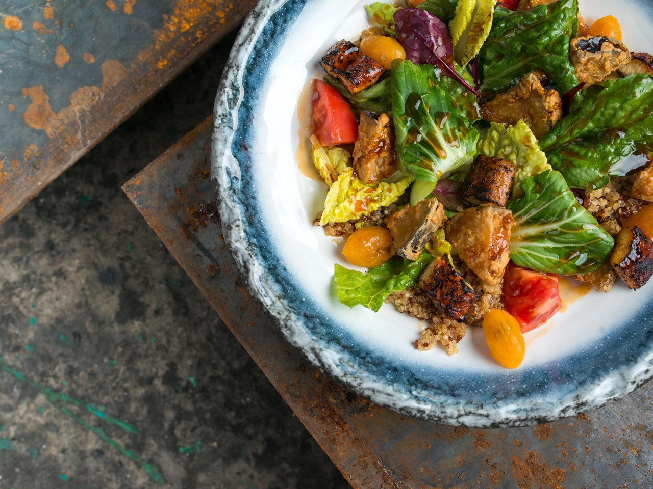 Crispy Eggplant Salad