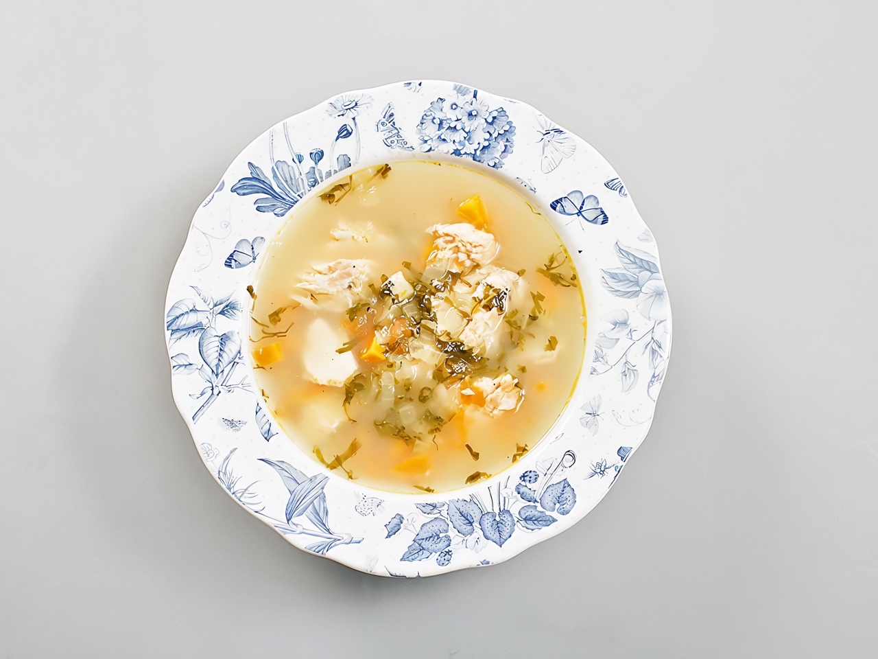 Red Fish Soup with Apples