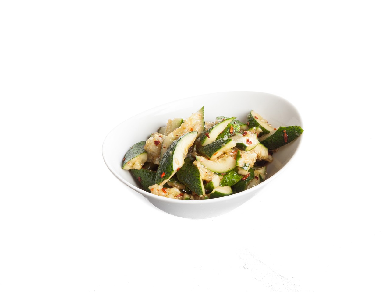 Smashed Cucumbers