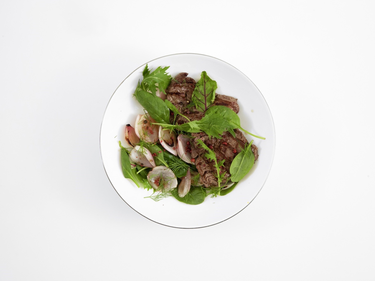 Beef with Pickled Onions