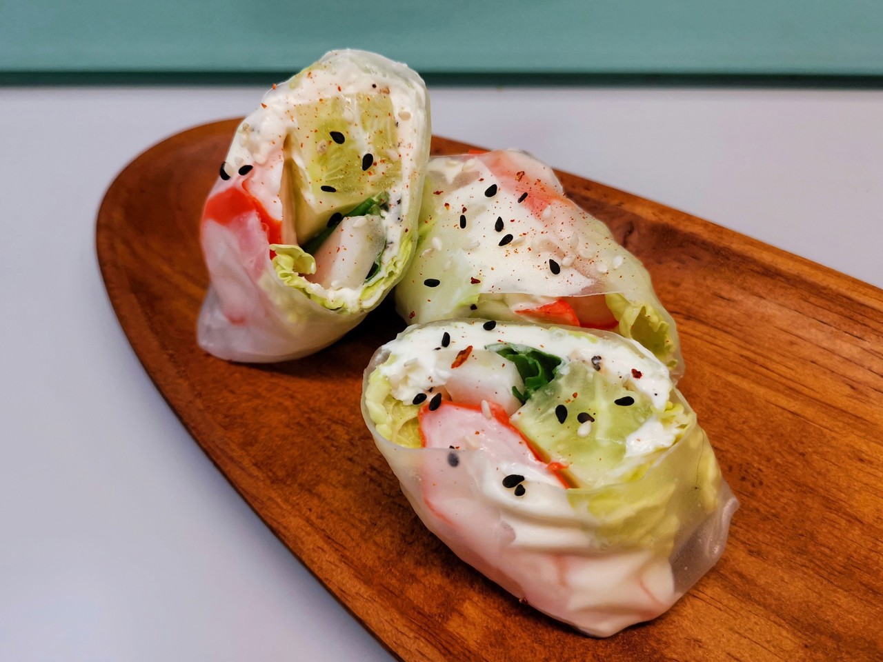 Spring Roll with Imitation Crab