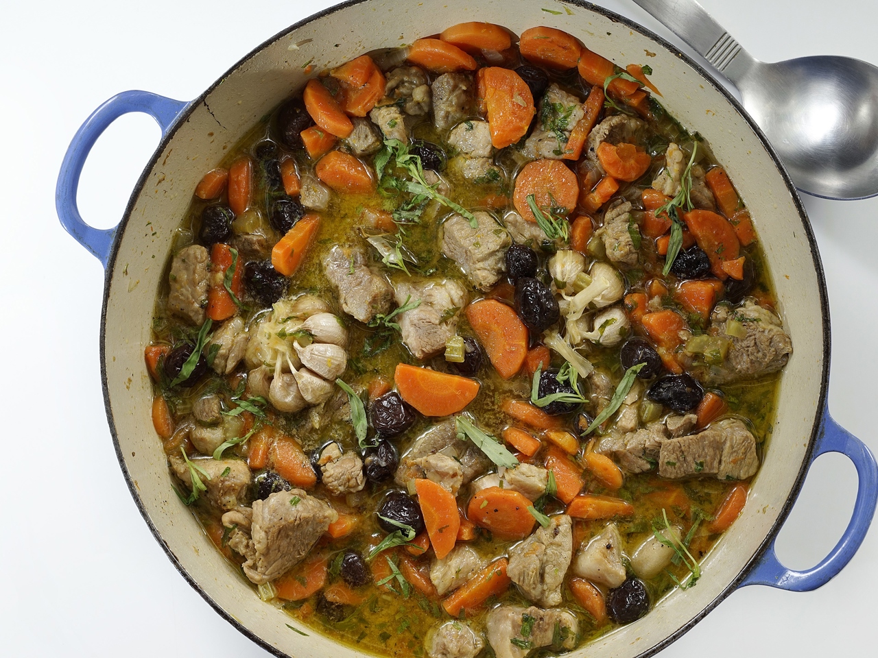 Pork Stew with Olives and Carrots