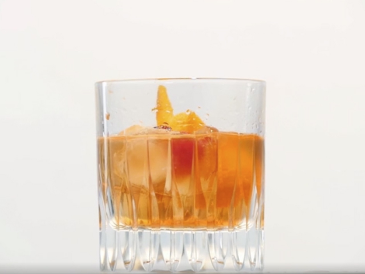 Old Fashioned Cocktail with Aged Rum