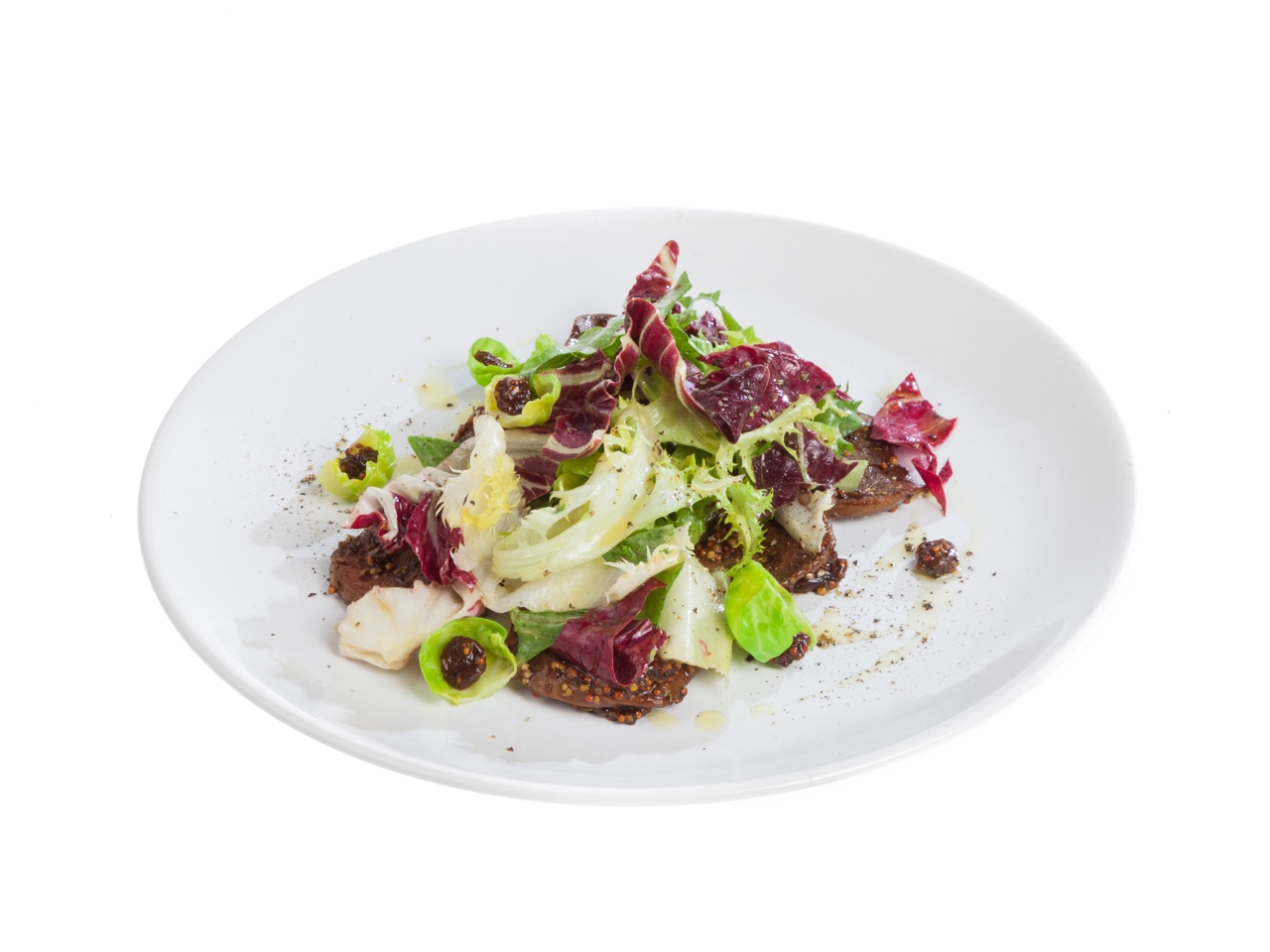 Tongue Salad in Mustard Glaze