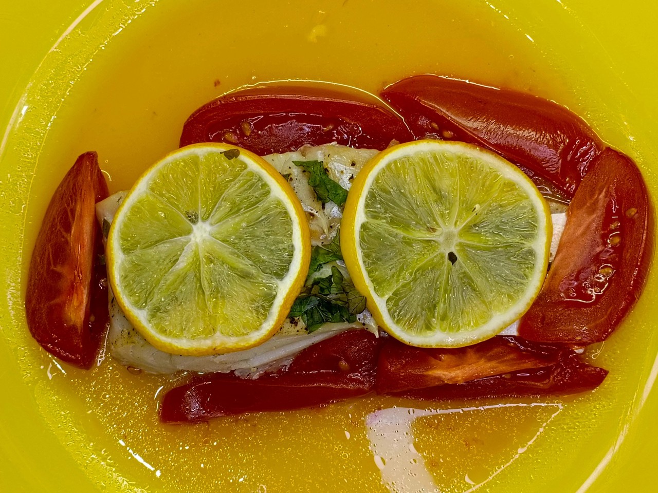 Cod Baked in a Pouch