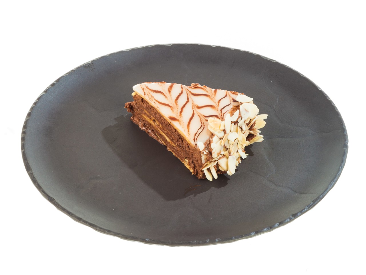 Almond Cake with Chocolate Cream