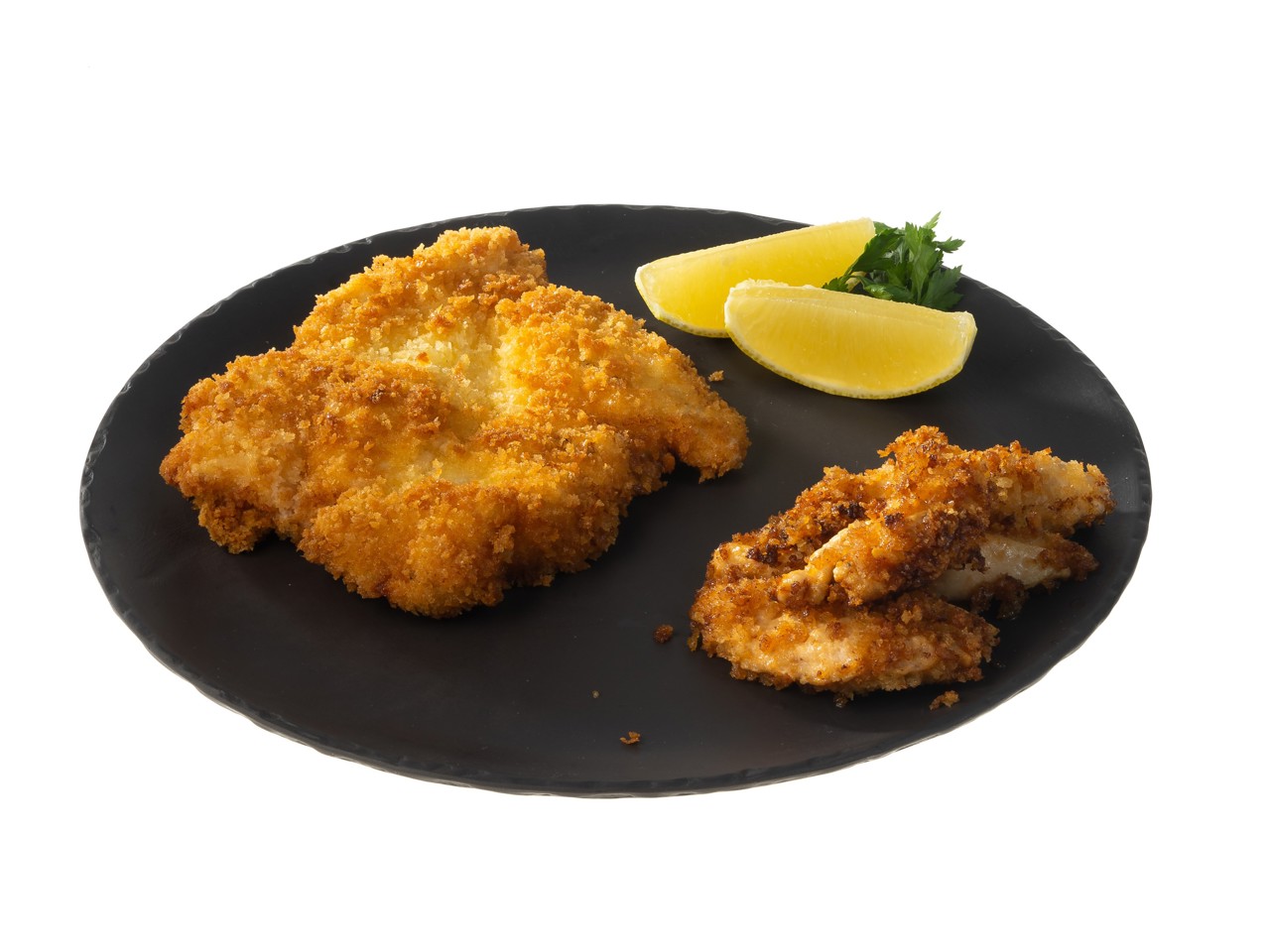 Israeli Schnitzel with Chicken Popcorn