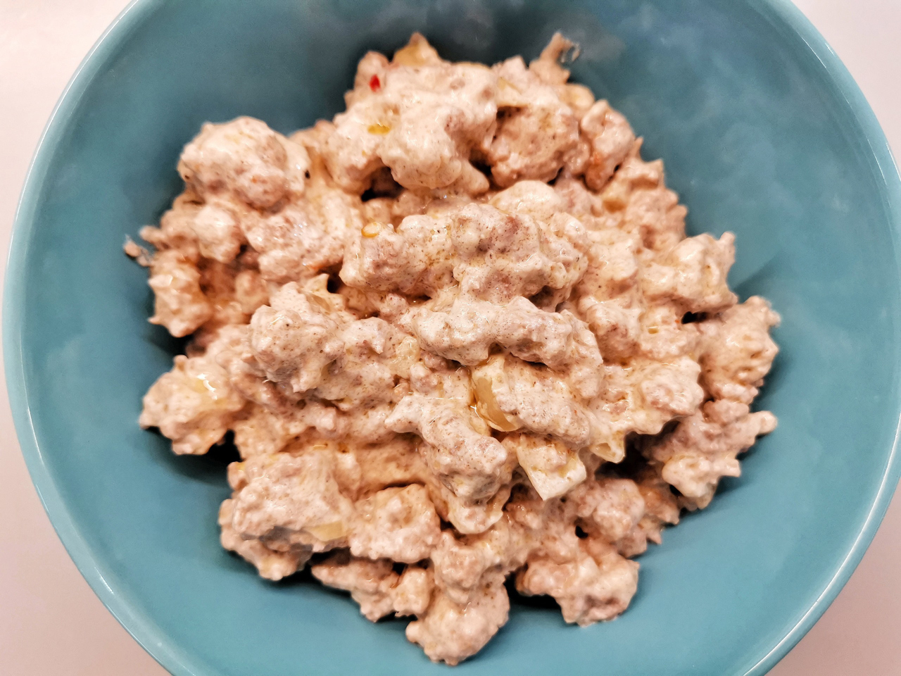 Pork and Beef Mince with Mascarpone