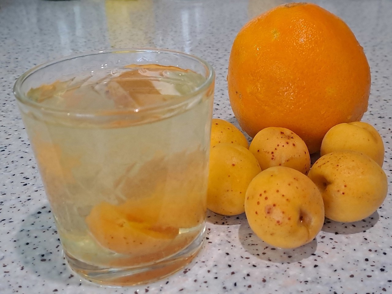 Apricot Compote for Winter with Orange and Cinnamon