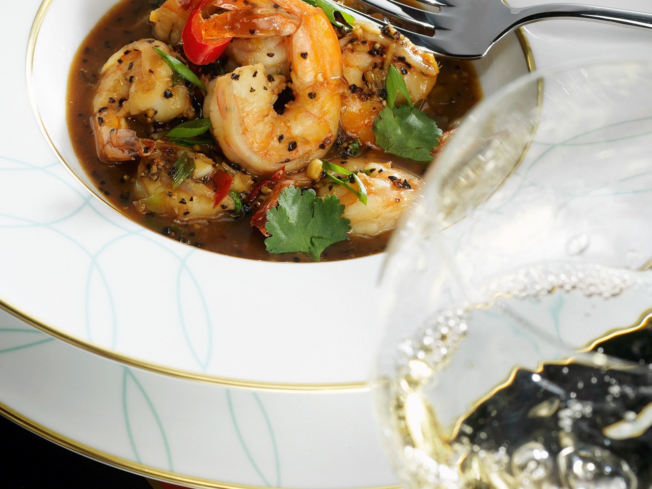 Singapore-Style Black Pepper Shrimp
