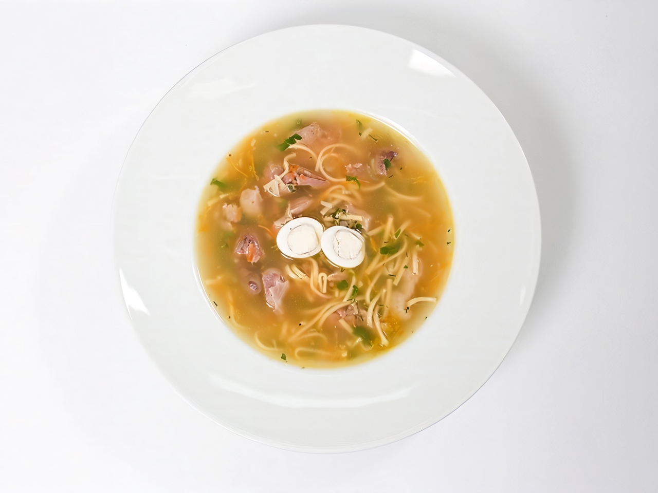 Chicken Noodle Soup with Giblets