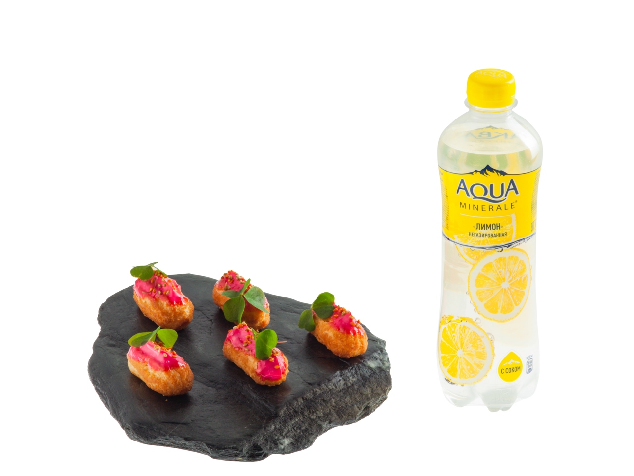 Eclairs with Smoked Salmon
