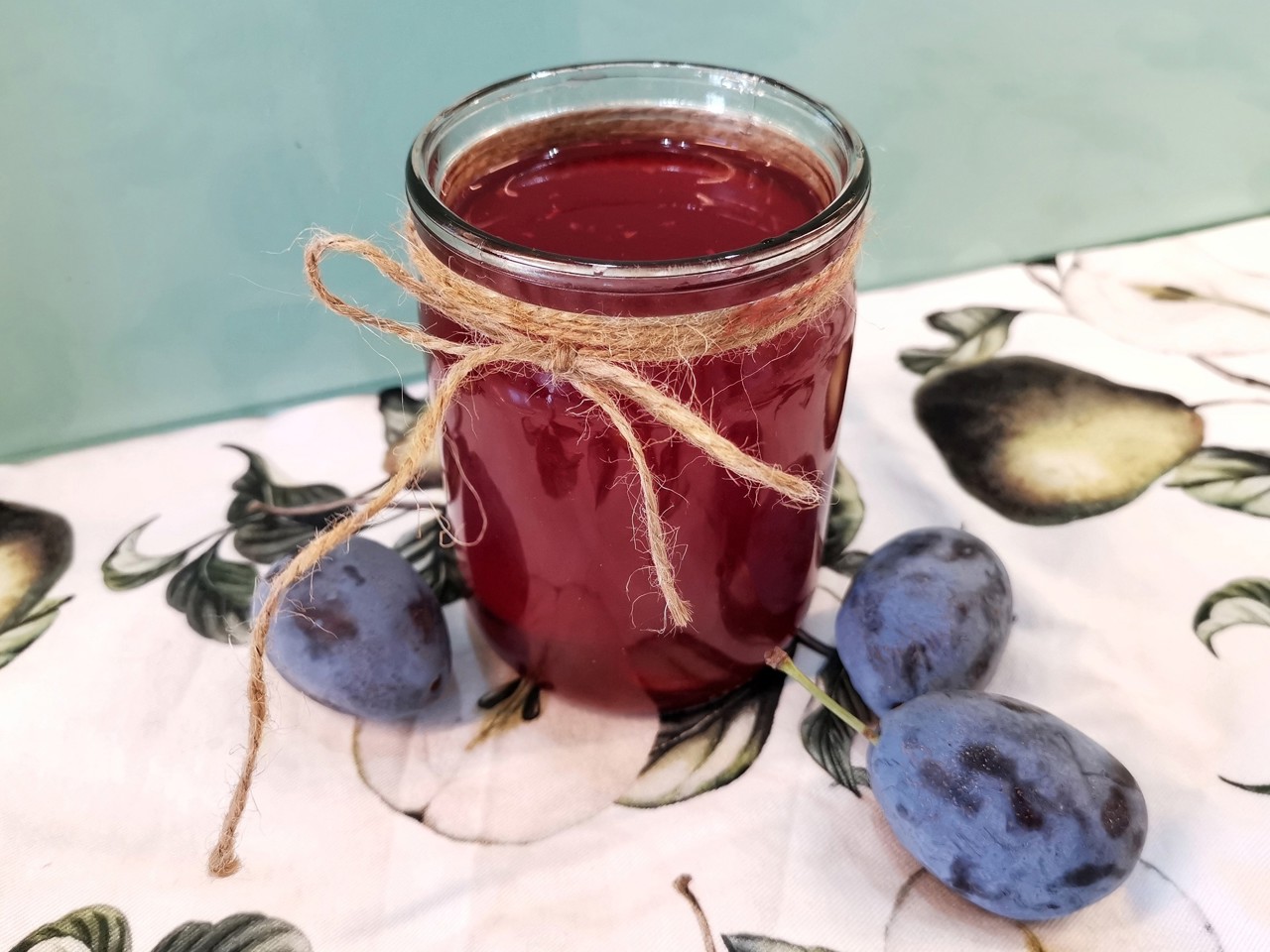 Plum Compote with Ginger