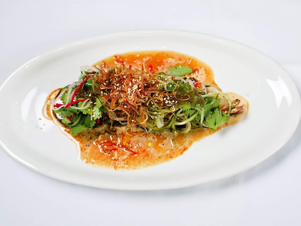 Shrimp with Zucchini in Sweet Chili Sauce