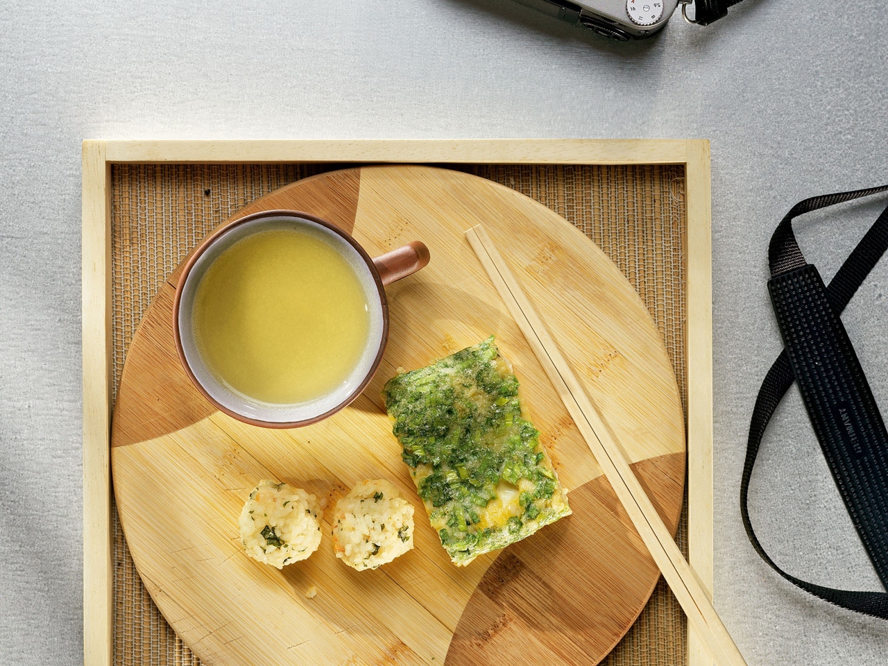 Rice Balls with Green Peas