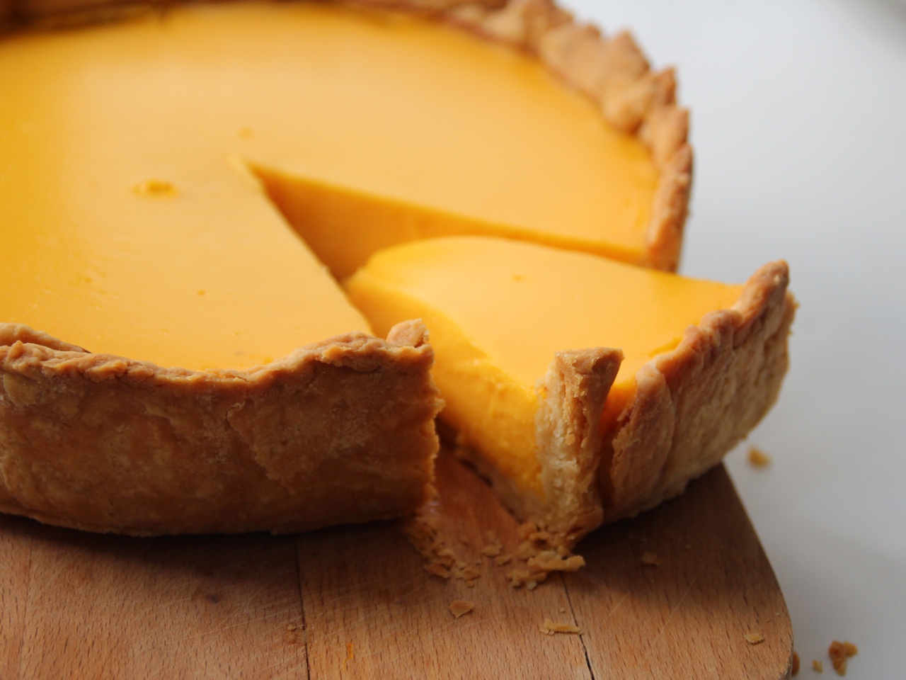 American Pumpkin Pie with Cinnamon